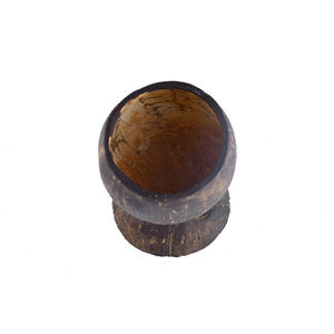 Meilleure vente 100% ensemble de tasses à vin en coquille de noix de coco naturelle vaisselle en verre durable biodégradable écologique eau disponible - Product Image 1