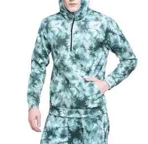 Chándal teñido con lazo para hombre de la mejor calidad, transpirable, cómodo con capucha y el mejor servicio OEM de fabricación, chándal teñido con lazo - Product Image 3