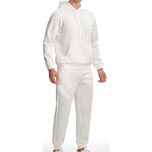 Survêtement de sport pour homme personnalisé, respirant, 100% coton, col à capuche, motif uni, vêtements de sport pour l'hiver - Product Image 1