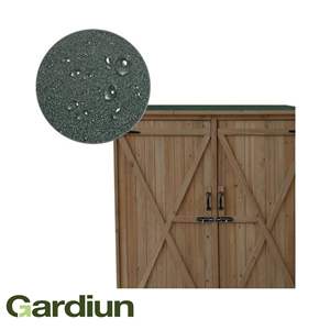 Garden Storage Wooden Cabinet Sundy With Folding Doors Waterproof | Outdoor Garden Supplies | Product ready to Ship From Spain - Product Image 4