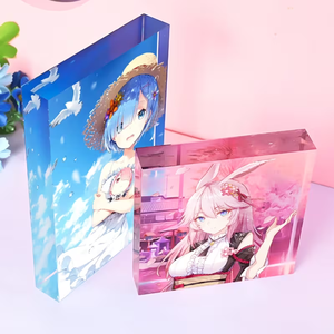 Tùy chỉnh ảnh <span class=keywords><strong>Acrylic</strong></span> khối UV in hình ảnh gạch DIY Khung ảnh - Product Image 3