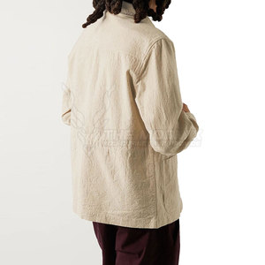 Chaqueta de Trabajo para Hombre, de Alta Calidad, con Costuras Finas, Acabado Liso, Diseño Minimalista, Aspecto Limpio y Sencillo, Elegante - Product Image 5