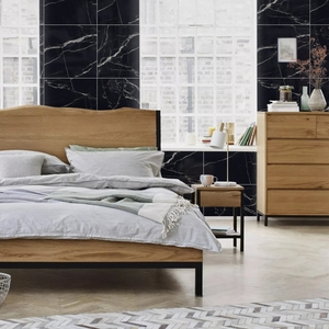 Expérimentez des revêtements de sol de luxe avec des carreaux de porcelaine de 60x60cm d'Inde à l'aspect moderne avec des carreaux muraux en porcelaine finition marbre de qualité supérieure - Product Image 1