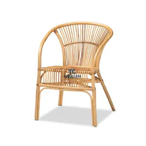 Chaise en rotin de conception de nouveauté écologique de premier rang fabriquée au Viet Nam chaise de salle à manger en rotin naturel fait à la main - Product Image 1