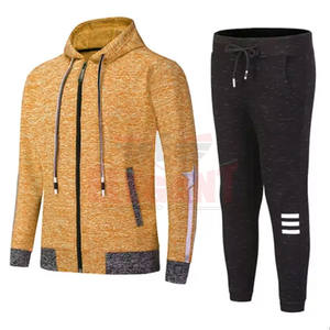 Conjunto de chándales con capucha para hombre, ropa deportiva de dos piezas, informal, para otoño e invierno, chándales elegantes, 2022 - Product Image 4