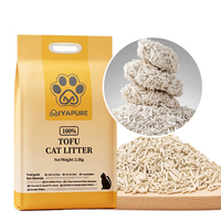 Litière pour chat à base de tofu végétal, jetable, sans poussière, anti-odeur, agglomération rapide, haute absorption, antibactérienne