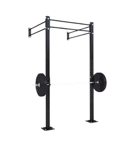 Rak squat Daya Multi fungsi yang dipasang di dinding gym stasiun multi Yang dapat dipasangkan dengan berbagai Aksesori