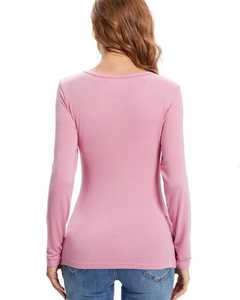 High Quality Cotton Unisex Round-Neck Underscrubs Uniform Underscrub for Hospital Custom Medical Uniform - Product Image 4