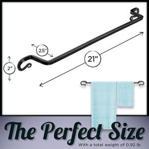Heavy-duty bath hook Imported towel hanger Metal <b>hanging</b> hardware hook Durable bathroom towel ring - Product Image 3