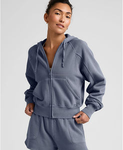 เสื้อฮู้ดสำหรับผู้หญิงเสื้อฮู้ดโยคะผ้าฝ้าย100ดีไซน์2025 - Product Image 1