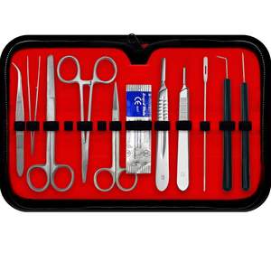 Kit de dissection avancée de 30 pièces pour laboratoire de biologie | Étudiants en médecine et médecine vétérinaire | Outils chirurgicaux, scalpel, forceps, instruments - Product Image 1