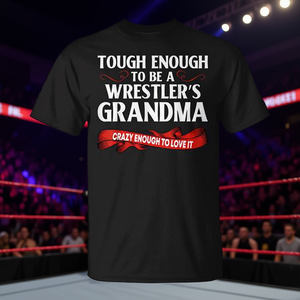 T-shirt promozionale per nonna pugile: abbastanza forte - Product Image 3