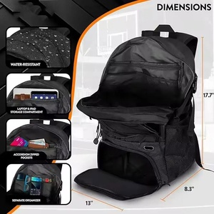 Custom Made Sports Gym Backpack Vintage Style Zipper for Yoga Traveling Running Basketball Personalized Logo Basketball Backpack - Product Image 5