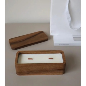 Cuenco de cera de madera de mesa de último diseño, cuenco de madera hecho a mano de alta calidad personalizado para hacer velas, cuenco de masa de madera de lujo - Product Image 4