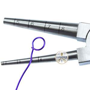 AccuLoop Stainless Steel Precision <b>Nose</b> <b>Pliers</b> for Jewelry Making | Professional Wire Looping Beading Tool | Light Weight DIY - Product Image 5