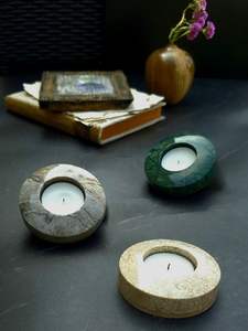 Handcrafted Marble <b>Tealight</b> <b>Holder</b> for Easter Home Decor Durable Heat Resistant for Weddings Festivals Modern Design Gifting - Product Image 6