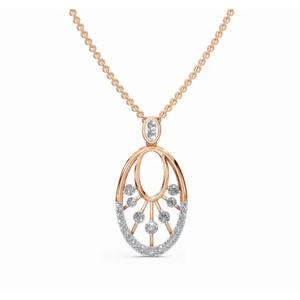 Lujoso Colgante de Diamante Ovalado Cultivado en Laboratorio Celestique de 0.297 Ct, Oro de 9, 14 y 18 Quilates, Joyería Fina, Proveedor Mayorista OEM para Exportación - Product Image 5