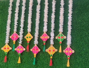 Personnalisable Écologique Ethnique Décor À La Maison Coloré Gland Tenture Murale Jasmin Guirlandes Décoratif Cerf-Volant Art Déco Design - Product Image 2