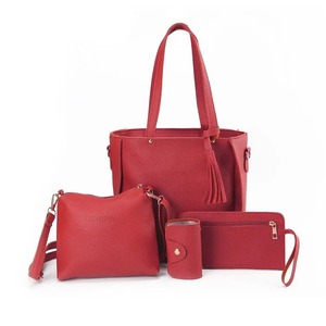 Sac à bandoulière en cuir PU pour femmes Sacs à bandoulière portables à motifs à la mode Ensemble pour dames dans d'autres sports - Product Image 4