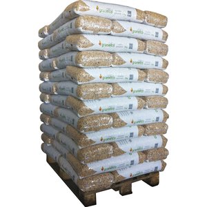 Granulés de bois dur naturel 15 kg en sac, granulés de combustible pour cuisson et usage en poêle, faible teneur en cendres - Product Image 2