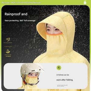 <span class=keywords><strong>Impermeable</strong></span> Ligero, Cortavientos, Desechable, para Todo el Cuerpo, para Adultos, con <span class=keywords><strong>Capucha</strong></span> Larga y Gruesa, para Campamento, Excursiones al Aire Libre - Product Image 2