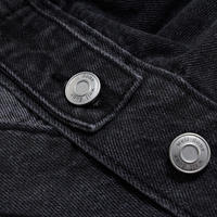 Veste en jean personnalisée pour femmes manteau en jean délavé décontracté vêtements d'extérieur légers à la mode veste en jean à logo personnalisé