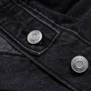 Veste en jean personnalisée pour femmes manteau en jean délavé décontracté vêtements d'extérieur légers à la mode veste en jean à logo personnalisé - Product Image 5