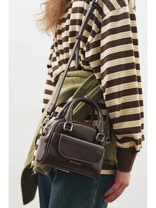 Sac Boston Mini Personnalisé avec Logo, Sac à Main Bandoulière en Cuir PU pour Femme, Marque Privée OEM ODM - Product Image 1