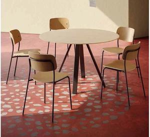 Chaise en contreplaqué multicolore écologique personnalisée, vente en gros de design classique et moderne pour la maison bureau bar salon salle à manger hôtel villa - Product Image 2