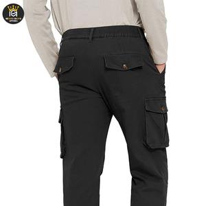 กางเกงคาร์โก้ผู้ชายทรงตรงแบบลำลอง ผ้าแคนวาส กันลม ติดกระดุม ผ้ายืด น้ำหนักเบา แห้งเร็ว ระบายอากาศดี รับผลิตตามแบบ OEM ขายส่ง - Product Image 6