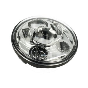 Faro a LED rotondo da 5.75 pollici 40W per moto Harley Davidson-auto e moto/luci e lampadine - Product Image 3