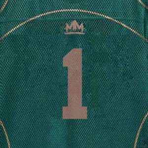 Maillot d'entraînement de football vert en maille respirante, personnalisable avec logo, pour équipes sportives, fabrication OEM - Product Image 3