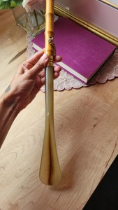 ตัวยกรองเท้าฮอร์นตัวยาวที่ทำจากวัสดุธรรมชาติเพื่อความสะดวกในการเข้ารองเท้าและใช้งานได้ทุกวันอย่างหรูหราพร้อมการรองรับการจับยึดที่สบาย - Product Image 5