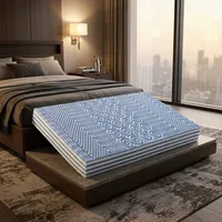 Surmatelas en mousse à mémoire de forme écologique - Design moderne, ultra doux, épaisseur 5-8 cm, respirant, idéal pour hôpitaux, hôtels et chambres à coucher