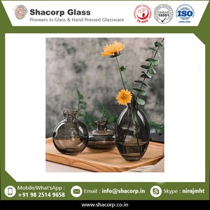 New Collection Beautiful Trio <b>Small</b> Glass Vase Nordic Style Flower <b>Pot</b> For Home Decor - Product Image 2