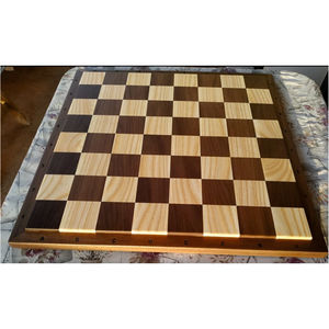 Nouveauté : Échiquier carré en acacia/haldu Prisma Designs, ensemble d'échecs royal artisanal, pièces non magnétiques, non pliable, pour le voyage - Product Image 5