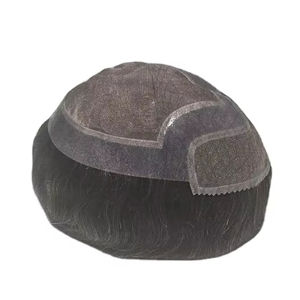 Perruque en cheveux naturels 100% humains, mono front lace, toupet, patchs, prothèse capillaire, Taz Hair BD, haute qualité - Product Image 4