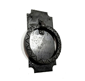 Aldaba de puerta de hierro fundido aldaba de puerta de nuevo aspecto acabado antiguo aldaba de puerta de hierro fundido - Product Image 1