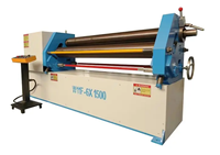 Station de cintrage manuelle pour cylindres de petit diamètre W11F, machine à cintrer à 3 rouleaux pour le façonnage