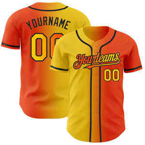 Venta al por mayor jersey de béisbol personalizado transpirable de secado rápido de tela logotipos personalizados números de equipo perfecto para clubes deportivos y ligas - Product Image 1