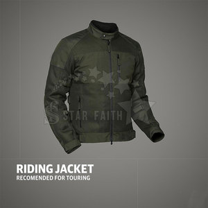 Chaqueta de Motocicleta de Invierno para Hombre, de Cordura, con Protecciones de Seguridad Homologadas CE, Cortavientos, Transpirable, de Secado Rápido, Manga Larga, Ligera - Product Image 3