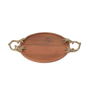 Bandeja de Servir de Madera de Diseño Fabuloso para Decoración del Hogar, Tallada a Mano, Ecológica, Duradera, Apta para Lavavajillas, Personalizable, Comercial - Product Image 2