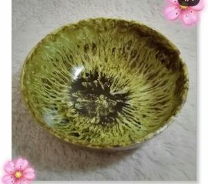 Cuenco de resina de diseño antiguo para servir, ensaladera grande de estilo moderno hecha a mano de una sola pieza, ideal para uso en utensilios de cocina - Product Image 2