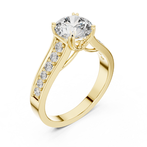 Anillo de Moissanita de Lujo de 18K | Joyería de Boda Personalizada - Product Image 5