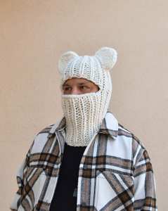 หมวกไหมพรมแบบสวมศีรษะที่ให้ความอบอุ่นและสบาย พับได้เป็นหมวกบีนนี่สำหรับผู้ใหญ่  รับทำโลโก้ตามสั่ง หมวกฤดูหนาว ผู้ผลิตหมวกแบบ OEM ODM - Product Image 2