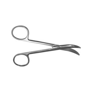 กรรไกรทางการแพทย์แบบตรง/โค้งสแตนเลส9.5cm กรรไกรผ่าตัดทางการแพทย์ - Product Image 2