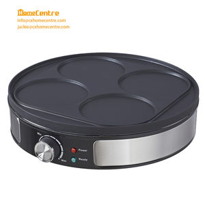 Crêpière et crêpière électrique détachable 2 en 1 avec plaque réversible de <span class=keywords><strong>30</strong></span> <span class=keywords><strong>cm</strong></span> et boîtier en acier inoxydable - Product Image 2