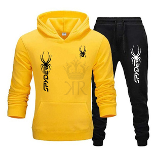 Ensemble de survêtement OEM pour hommes, vêtements de sport en polaire, sweats à capuche épais, marque, survêtement décontracté d'hiver, sweat-shirt et pantalon pour hommes, survêtement d'hiver - Product Image 5