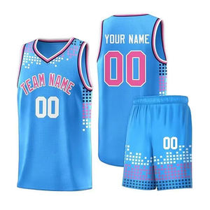 Uniformes de basket-ball pour hommes OEM équipement d'athlétisme en maille personnalisé de haute qualité Logos avec numéro de nom d'équipe Design respirant pour - Product Image 1
