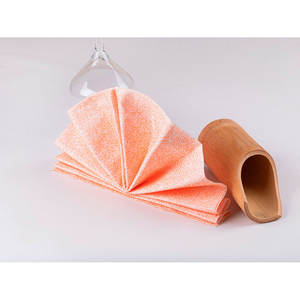 Serviettes imprimées Esparta orange 50x50cm Bambutex Naturel 200pcs B2B - Product Image 1